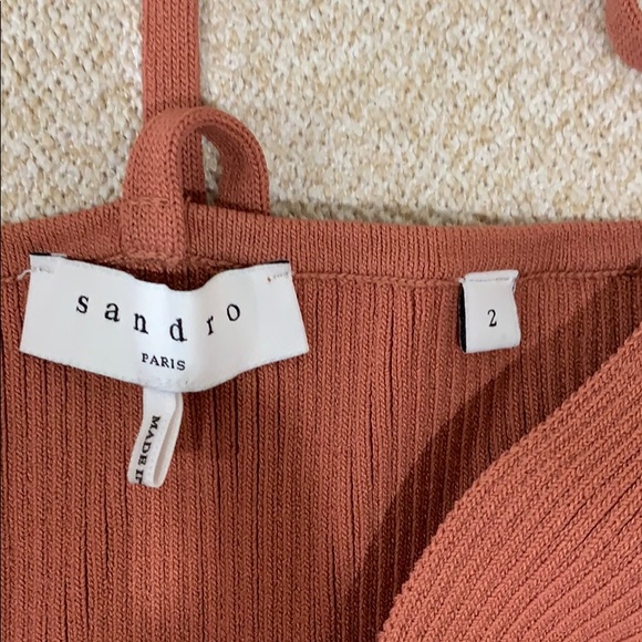 Sandro knit t-back knit tank Size 2/medium - Picture 2 of 3